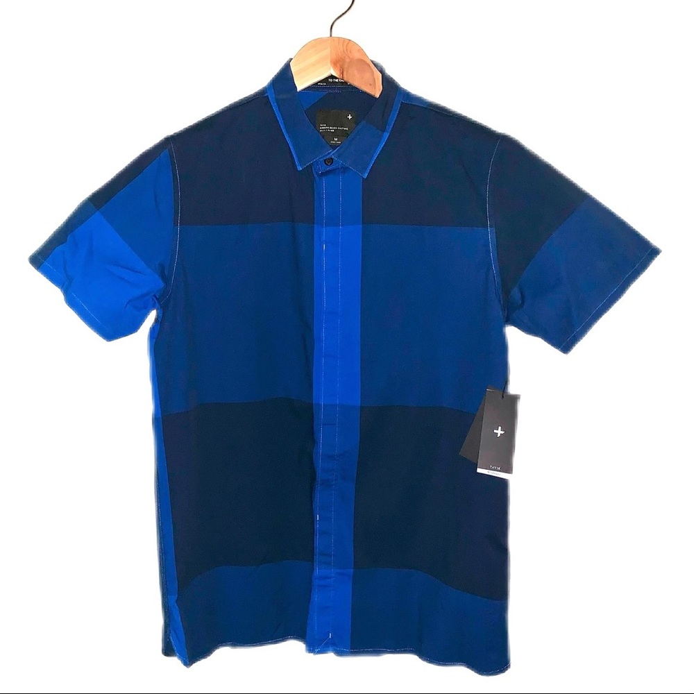 Tavik Men’s Medium Short Sleeve Button Down Shirt